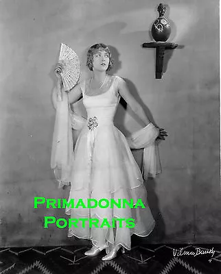 VILMA BANKY 8X10 Lab Photo B&W 1926  WINNING OF BARBARA WORTH  ELEGANT Portrait • $14.99