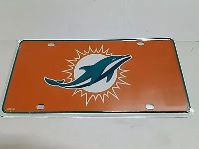 Miami Dolphins NFL Logo Design Metal License Plate  • $12.88