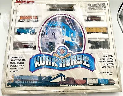 Rare 1980’s Bachmann “N” Scale Work Horse Electric Train Set # 24420 New In Box • $465.83