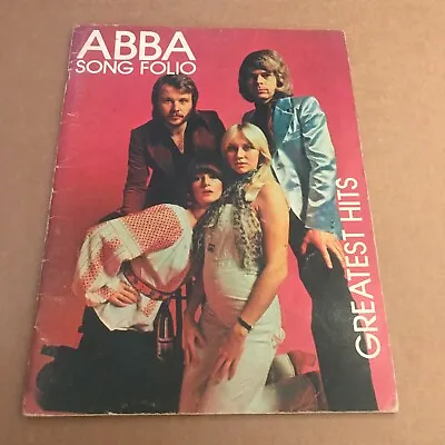ABBA Song Folio Greatest Hits RARE AUSSIE SHEET MUSIC - Very Good Condition • $39.99
