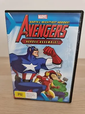 The Avengers - Earth's Mightiest Heroes - Heroes Assemble DVD Region 4 PAL • $8.89