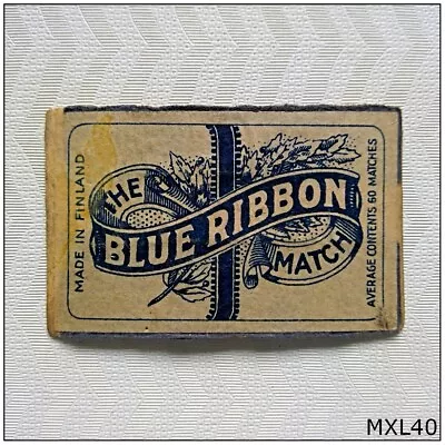 The Blue Ribbon Match Matchbox Label (MXL40) • $3.20