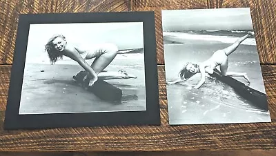 Marilyn Monroe Beach Photos Andre De Dienes Edward Weston Collection Set Of 2 • $1200