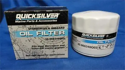  Mercury Oil Filter Quicksilver 35-866340q03 Fits Fits All MCM/MIE GM  • $7.95