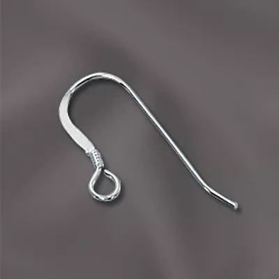 20pc-Sterling Silver Earring Hooks.Wholesale Earring Wires.Coil Ear Hooks S114 • $11.95