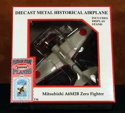 5343-2 Model Power Japanese Mitusbishi A6m2b Zero Postage Stamp Diecast Airplane • $21.25