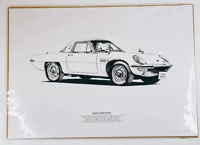 MAZDA COSMO Sport  L10B 1968  Yokota Collection Poster Japan • $55.97