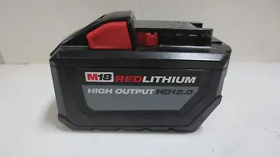 Milwaukee M18 High Output Lithium Ion 12.0 Battery (48-11-1812) • $125