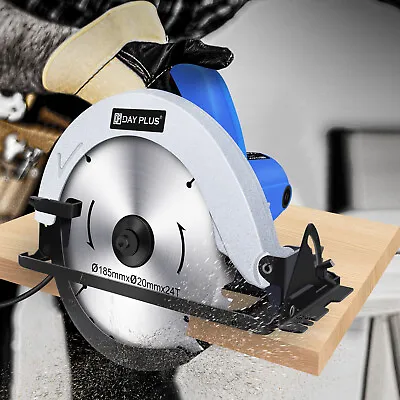 Electric Saw Wood Cutter Circular Saw 900W 180mm Multi-function Cutting Machine • £31.50