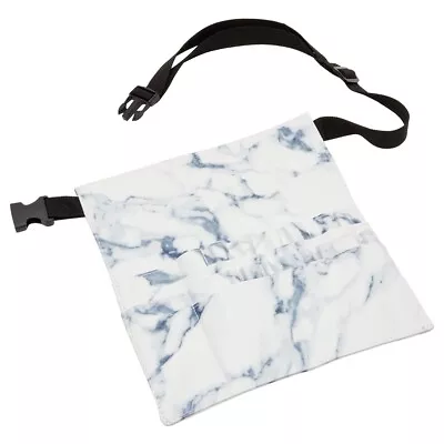 Marble PU Leather Makeup Brush Belt Cosmetic Organizer Tool Apron W/ 22 Pockets • $9.99