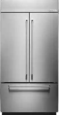 KitchenAid KBFN502ESS 42 Stainless Steel French Door Built-In Refrigerator • $1