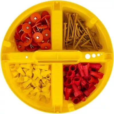 NEW 10.25in 4-Compartment 5 Gal Pail Bucket Stacker Tools Compartment Organizer • $9.97