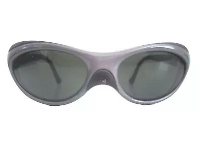 Vintage Vaurnet Pouilloux 099 Sunglasses France Gray Black Nokia Green Lenses • $69.99