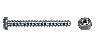 M3 X 70mm Pozi Pan Head Machine Screws With Nuts Zinc Plated - Freepost • £3.65