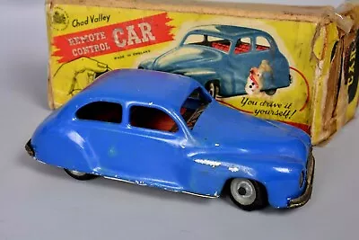 Vintage British Clockwork & Remote Control Pressed Steel Car By Chad Valley • £54