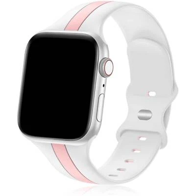 $11.95 • Buy For Apple Watch IWatch Band Series 8 Ultra 7 SE Strap Sport Silicone Replacement