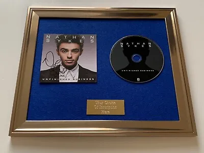 Signed/autographed Nathan Sykes - Unfinished Business Framed Cd Presentation • £89.99