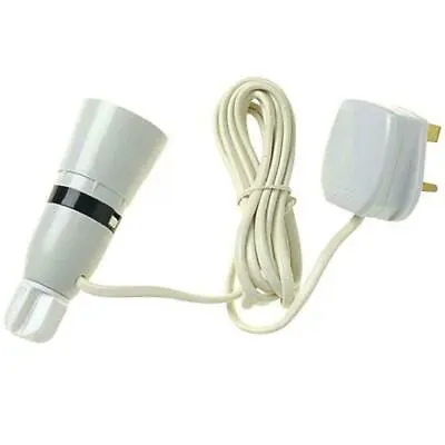 £10.99 • Buy Bottle Lamp Holder Adaptor With Flex & Plug - Bottle Table Lamp Kit Bc