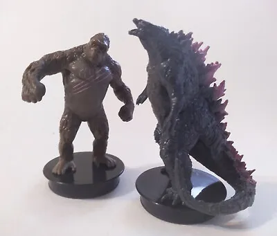 Godzilla King Kong 2024 Movie Promo Cup Toppers - Set Of 2 (Toppers Only) • $5.25