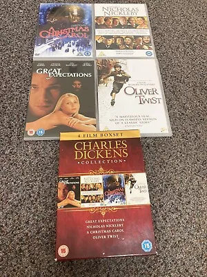 Charles Dickens 4 Film Collection DVD Free Postage • £8.75