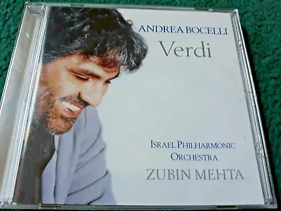 Andrea Bocelli CD Verdi Israeli Philarmonic Orchestra Zubin Mehta  • $2.89