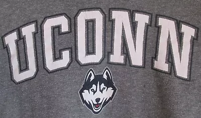 Top Of The World Gray UConn Husky's Hooded Pockets Long Sleeve Sweatshirt Size S • $24