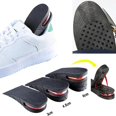 Men Women Invisible Height Increase Insoles Heel Lift Taller Shoe Inserts Pad US • $6.75