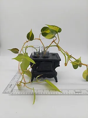 Miniature Stove Antique Toy Cresent Brand Cast Iron Repurposed As Plant Starter • $12.50