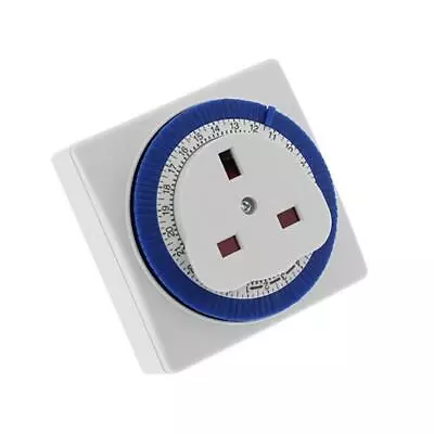 Status 24 Hour Segment Timer Switch Programmable On Off Function UK Mains Plug • £7.15