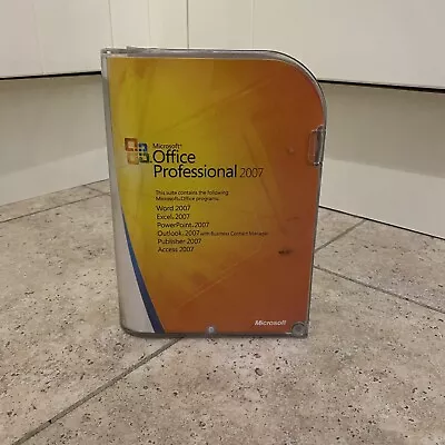 £34.99 • Buy Microsoft Office Professional 2007, With Product Key, Full UK Retail/Academic