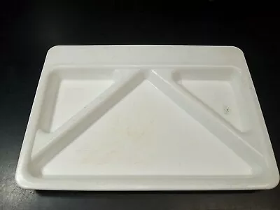 Vintage 1987 Divided Kids Plastic Tray Plate Whirley Industries USA • $3.70