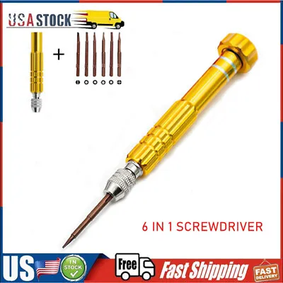 Small Screwdriver Watch Glasses Mini Set Micro Precision Tiny Screwdriver Set S • $5.28