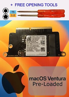 256GB SSD For 2017 Apple MacBook Pro No Touch Bar A1708 | *Ventura Loaded * • $38.50