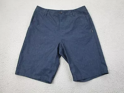 Oakley Shorts Mens 31 Blue Golf Quick Dry Hybrid Stretch Polyester Adult • $13.23