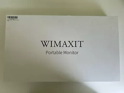 Wimaxit M1560CT2 15.6  Portable Monitor Touchscreen Black USB C 1080p HDR Mac/PC • £100