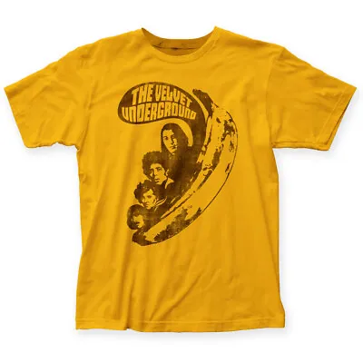 Velvet Underground VU Says: T Shirt Mens Licensed Rock N Roll Band Tee Yellow • $17.49