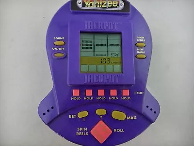Yahtzee Jackpot Handheld Electronic Video Game By Hasbro 1999 TESTED&WORKING  • $8.99