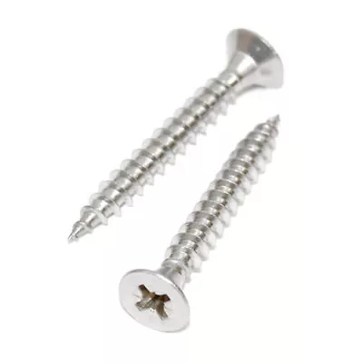 £1.50 • Buy 3mm To 6mm A2 Stainless Steel Pozi Countersunk Chipboard / Wood Screws