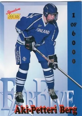 Aki-Petteri Berg 1995 Signature Rookies Fab Five • $1