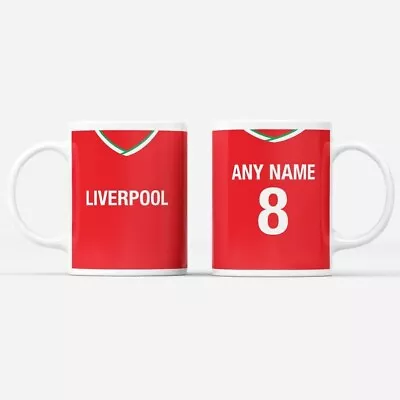 Personalised Liverpool Football Mug LFC Birthday Anniversary Christmas Gift Item • £11