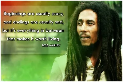 Bob Marley Quote Posters For Classroom Black History Month Poster DecorationP020 • $10.49