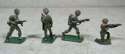 4 Vintage Miniature Lead Toy Soldiers WWII Japan  • $48