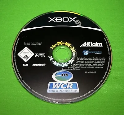 £1.83 • Buy World Championship Rugby (Xbox, 2004) Game UK PAL - DISC ONLY - FREE POST!