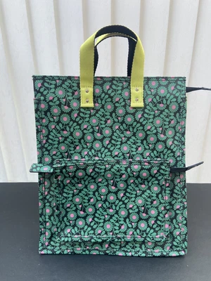 £95 • Buy Rare Sold Out Orla Kiely Cosmea Emerald Green Liston Backpack Rucksack Bag BNWOT