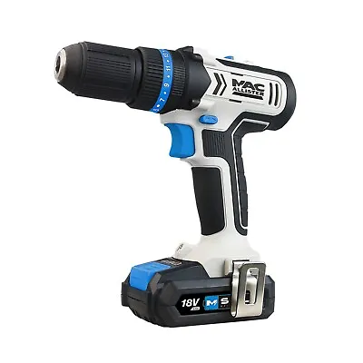 Mac Allister Solo MCD18-Li-2 18V 2 X 2.0Ah Li-ion Brushed Cordless Combi Drill • £135.97