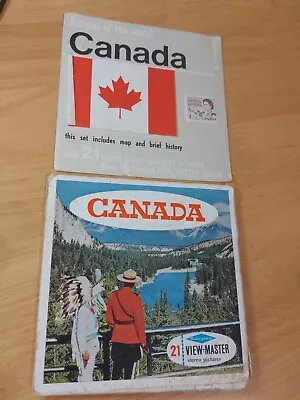 Vintage Canada VIEWMASTER 3 Reels Booklets Etc View Master A-099 • $4.97