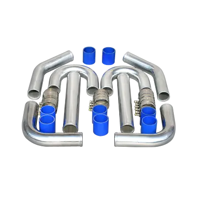 2.25  Universal ALUM Intercooler Tube Piping Kit For Supra MR2 2mm Thick • $140