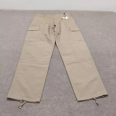 LA Police Gear Mens Size Medium Beige Cargo Tactical Pants • $12.88