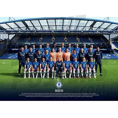 Chelsea Women FC 22/23 Squad Poster OFFICIALLY LICENSED PRODUCT A4 A3 • £5