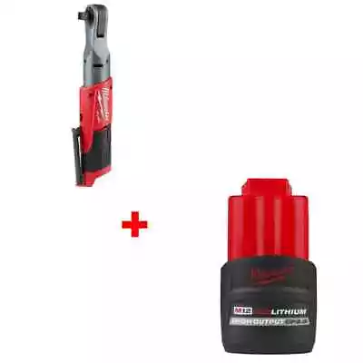 Milwaukee 2558-20 M12 FUEL 1/2  Ratchet W/ FREE 48-11-2425 M12 Battery Pack • $199